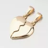 Zlatý prívesok rozpolené srdca GCA13-018