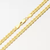 Strieborná pozlátená retiazka Grand CHRS-NONNA-080-AU