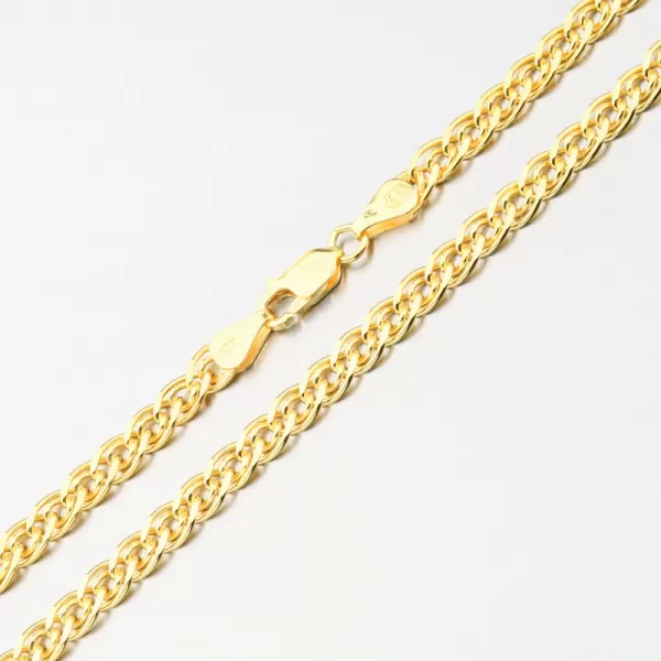 Strieborná pozlátená retiazka Grand CHRS-NONNA-080-AU