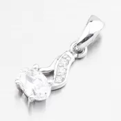 Zlatý prívesok so zirkónmi 43-22058