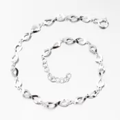 Náramok z bieleho zlata GCA14-005
