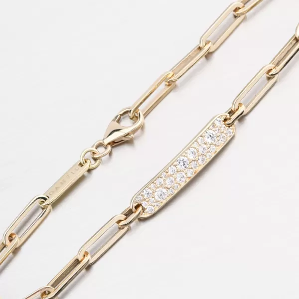 Luxusný náramok zlata s zirkónmi DZF5765-ZL-ZIR