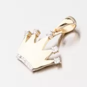 Zlatá koruna so zirkónmi 43-22390