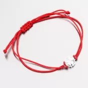 Náramok z červeného reťazca s príveskom LT14-011-B