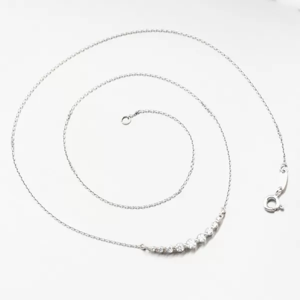 Náhrdelník so zirkónmi DZF4157-B-ZIR