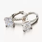 Strieborné náušnice so zirkónmi PKL-2131