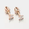 Dámske náušnice ružové zlato 585 zirkón 52GZ-5022-CV