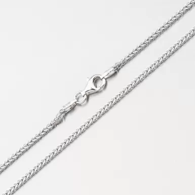 Strieborná retiazka Fox líši chvost s rhodiovaním CHRS-45-035-3T-QD/C