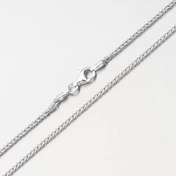 Strieborná retiazka Fox líši chvost s rhodiovaním CHRS-45-035-3T-QD/C