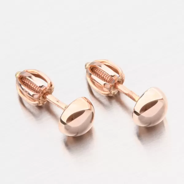 Náušnice ružového zlata ružového DZ5006CV