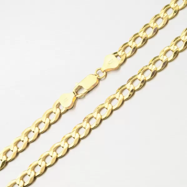 Strieborná pozlátená retiazka Pancer CHRS-08-180-FLAT-CONC-AU