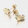 Dámske náušnice žlté zlato 585 srdce 143P-122301