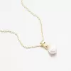 Zlatý prívesok s Pearl 352p-130099