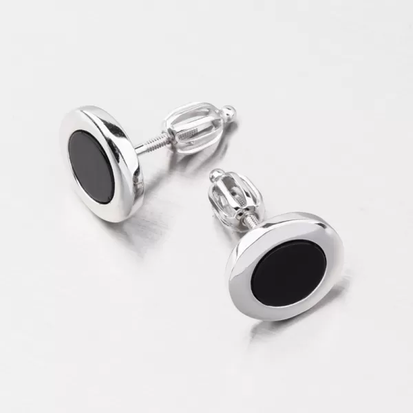 Náušnice s Onyx Upst-121652s