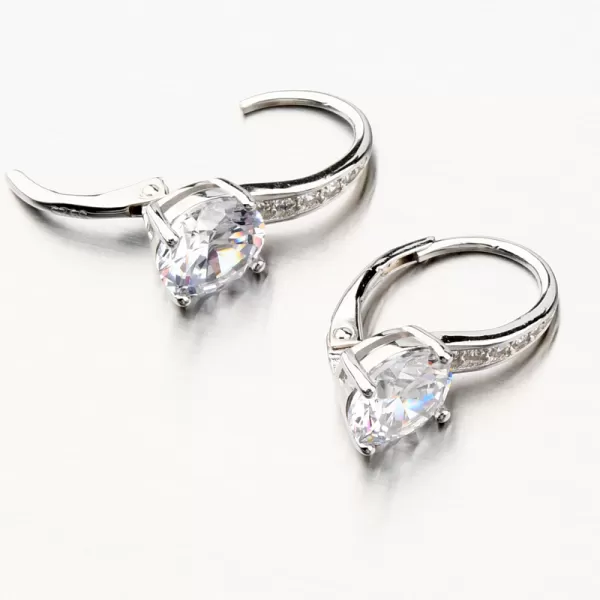 Strieborné náušnice so zirkónmi PKL-2146