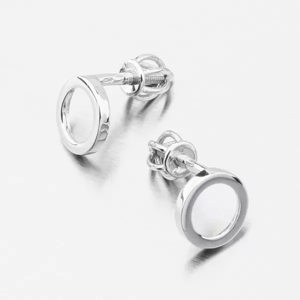 Kôstky z bieleho zlata 668P-120572