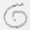 Strieborný facetovaný náramok Anker CHRS-19-120-D/C