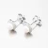 Strieborné náušnice s perlou SETST-12270