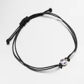 Šnúrkový náramok so zlatým príveskom LT14-014-ZL-FIA