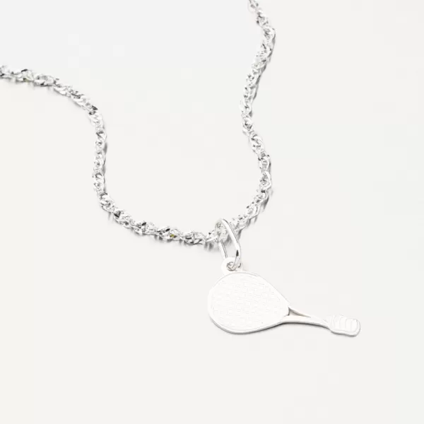 Strieborný prívesok tenisová raketa PAMŠ-131213-Ag