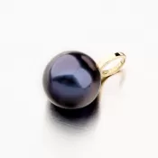 Zlatý prívesok s perlou 53GZ-3029Z-BLACK