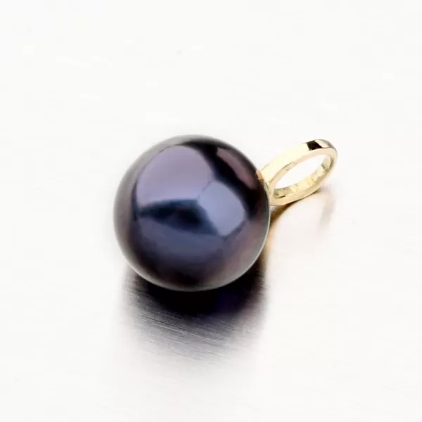 Zlatý prívesok s perlou 53GZ-3029Z-BLACK