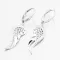 Čalúnky strieborné náušnice anjelské krídla PKL-2280