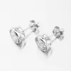 Strieborné náušnice kôstky so zirkónom UPST-122448