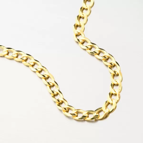 Strieborná pozlátená retiazka Pancer CHRS-08-180-FLAT-CONC-AU