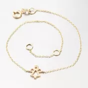 Zlatý náramok s anjelom GCA14-002