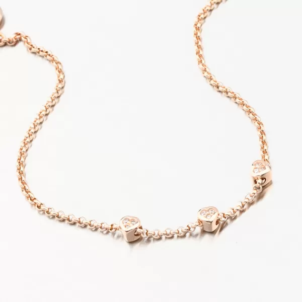 Náramok so srdiečkami DZF5740-CV-ZIR