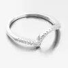 Strieborný prsteň so zirkónmi GST-11591