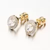 Dámske náušnice žlté zlato 585 zirkón 52GZ-8049ZL-ZIR-SR