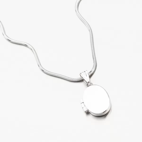 Medailón z bieleho zlata na fotku 13R-409