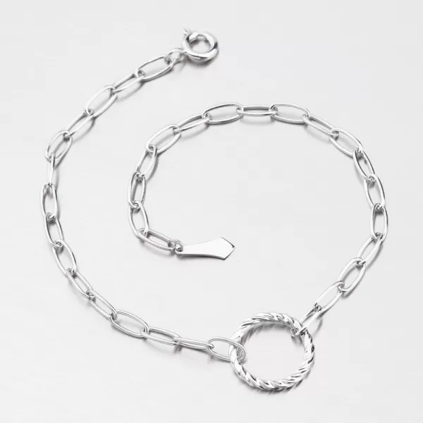 Dámsky náramok biele zlato 585 DZF5727-B-ZIR