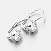 Náušnice v bielej zlate 688P-120321