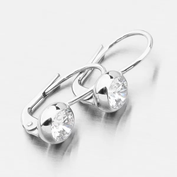 Náušnice v bielej zlate 688P-120321