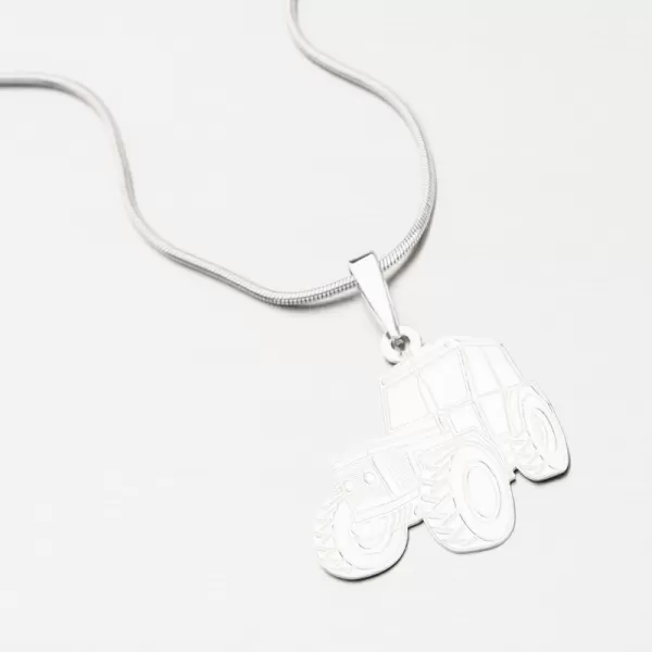 Strieborný prívesok traktor PAMŠ-130788-Ag