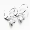 Náušnice z bieleho zlata so zirkónom 10938B-NK-ZIR