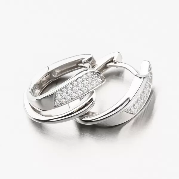 Strieborné kruhy so zirkónmi PKL-2192