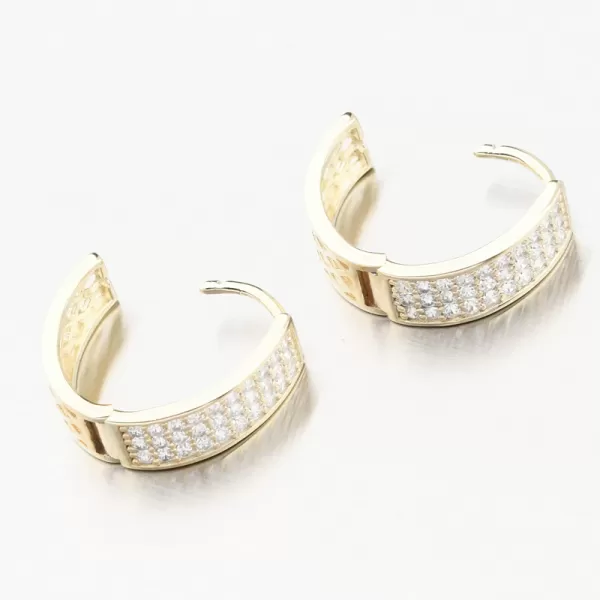 Strieborné kruhy so zirkónmi PKL-2185