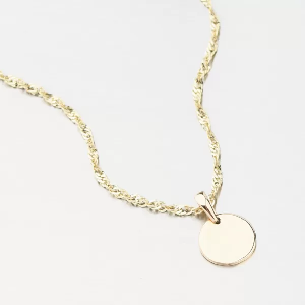 Prívesné koliesko - zlaté 585 GCA13-007