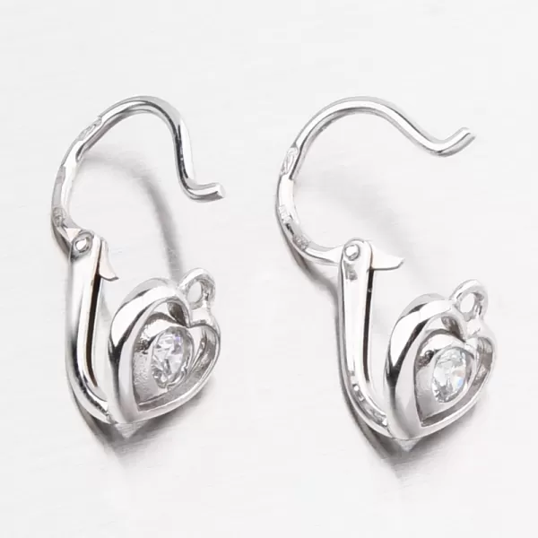 Zlaté náušnice so zirkónmi 52DN-2752BB