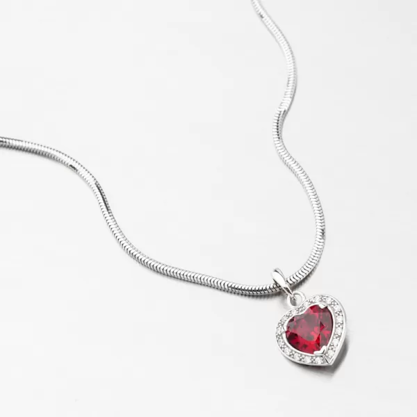 Zlatý prívesok s rubínom a zirkónmi 53GZ-1810-BČB