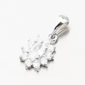 Strieborný prívesok so zirkónmi PKL-3144