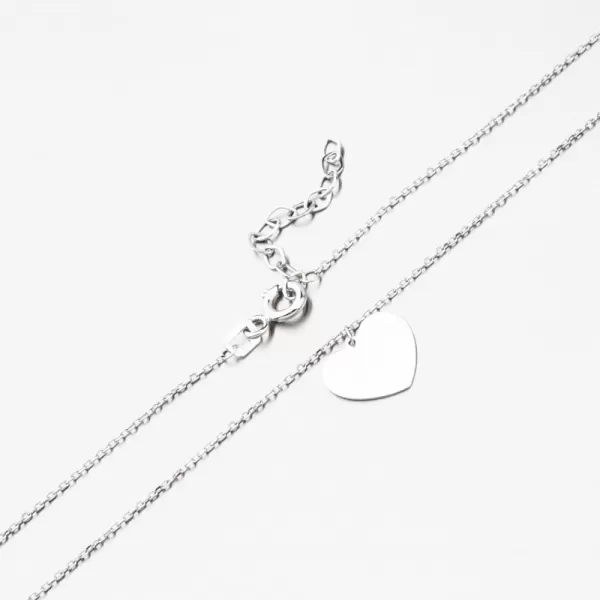 Zlatý náhrdelník so srdcom 15R-036