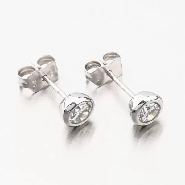 Kôstky z bieleho zlata 148P-121808