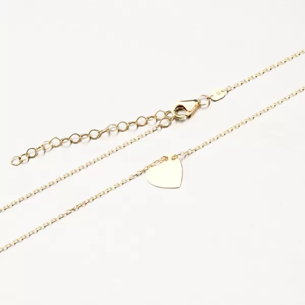 Zlatý náhrdelník so srdcom PKL24-025