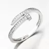 Dámsky prsteň biele zlato 585 zirkón 51P-5020-B