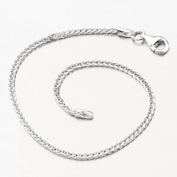 Strieborný náramok Fox líši chvost s rhodiovaním CHRS-45-035-3T-QD/C